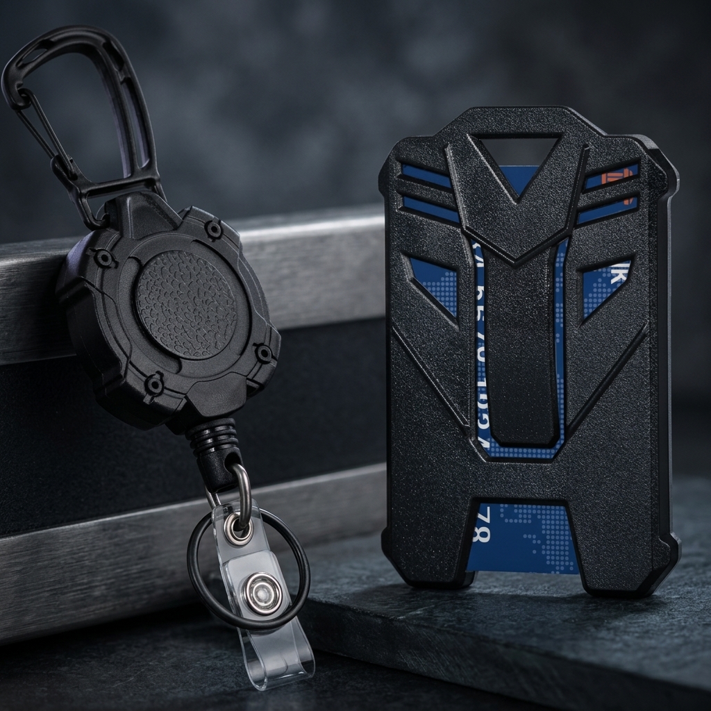 Heavy Duty Tactical Retractable Badge Holder